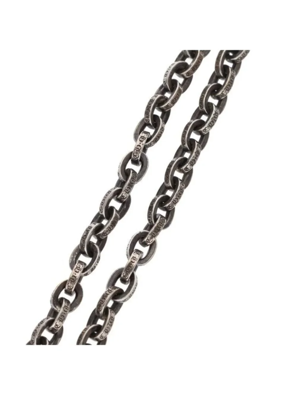 Chrome Hearts Paper Chain Silver Bracelet